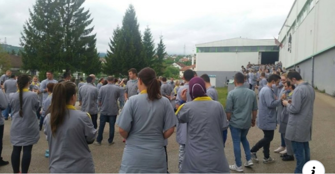 ZBOG SMANJENJA PLATA Svi radnici firme Olip d.o.o Bosna napustili radna mjesta