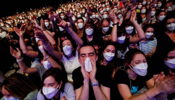 Na koncertu u Barceloni direktno zaražene samo dvije osobe (VIDEO)