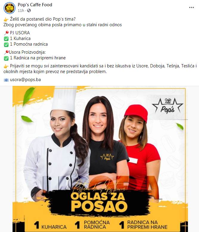 👉 Želiš da postaneš dio Pop's tima?