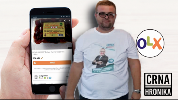 SKANDALOZNO: 100 KG DONIRANIH HURMI PRODAJE ZA 350 KM NA OLX-U