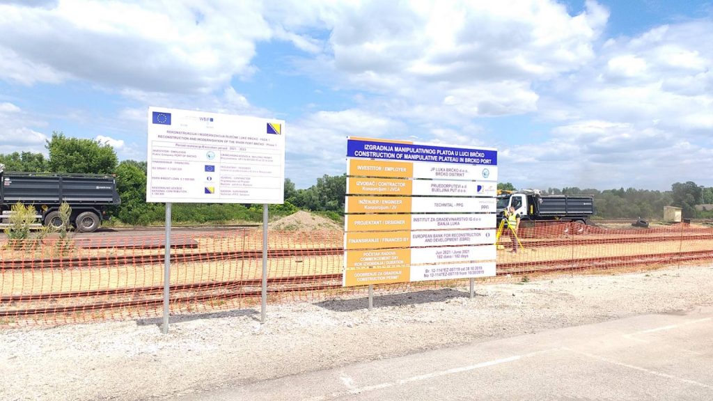 Počela modernizacija jedine međunarodne riječne luke u BiH Počela modernizacija jedine međunarodne riječne luke u BiH
