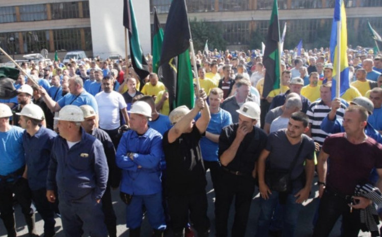 Danas protest rudara u Sarajevu