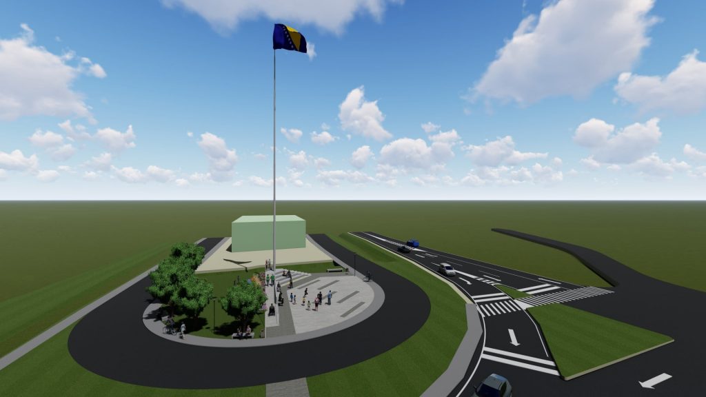 Počela realizacija projekta Medžlisa IZ Maglaj: Gradi se jarbol od 42 metra za državnu zastavu