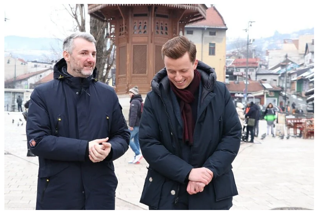 Izaslanik Bundestaga s Fortom prošetao Sarajevom: Cijela Njemačka stoji iza BiH