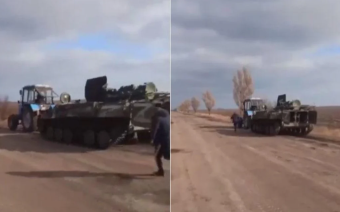 Ukrajinski seljak ukrao ruski tenk?!