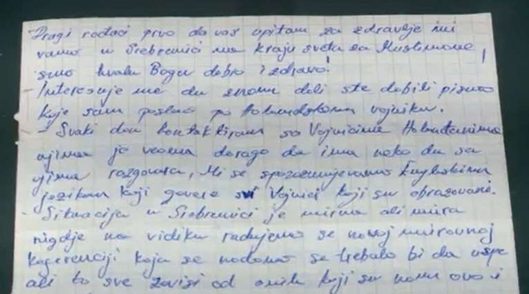 Pismo poslano 1994. godine iz Srebrenice vratilo se nakon 23 godine neuručeno