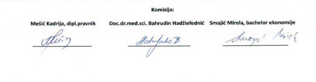 ZAPOŠLJAVANJA NA UKC TUZLA: NA KONKURSU NAJBOLJA KĆERKA DOKTORA SA PROSJEKOM 7.1, STALNI ANGAŽMAN DOBILA I BIVŠA MINISTRICA IZ PDA ZAPOŠLJAVANJA NA UKC TUZLA: NA KONKURSU NAJBOLJA KĆERKA DOKTORA SA PROSJEKOM 7.1, STALNI ANGAŽMAN DOBILA I BIVŠA MINISTRICA IZ PDA