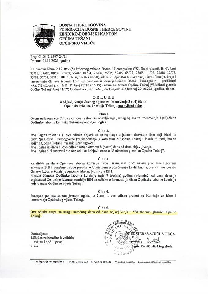 NiP Tešanj: Dosta je bilo kriminala, te imenovanja podobnih a nesposobnih direktora NiP Tešanj: Dosta je bilo kriminala, te imenovanja podobnih a nesposobnih direktora