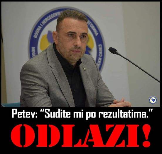BHFanaticosi traže ostavku Peteva, prozvali i čelnike Nogometnog saveza BiH