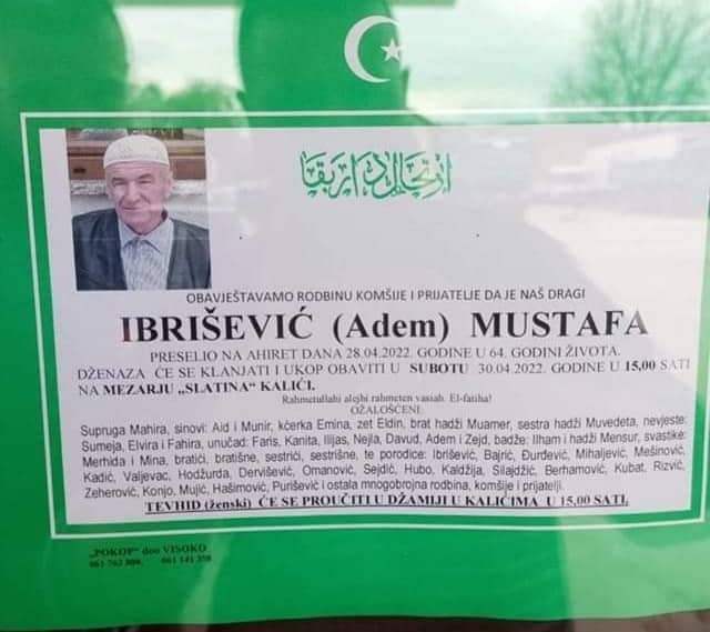 Sutra dženaza vozaču cisterne: Poginuo na jednoj od posljednjih tura pred penziju Sutra dženaza vozaču cisterne: Poginuo na jednoj od posljednjih tura pred penziju