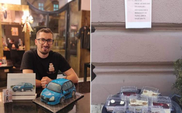 Sarajevski duh: Slastičar dijeli kolače ljudima koji nisu u mogućnosti da sebi kupe Sarajevski duh: Slastičar dijeli kolače ljudima koji nisu u mogućnosti da sebi kupe