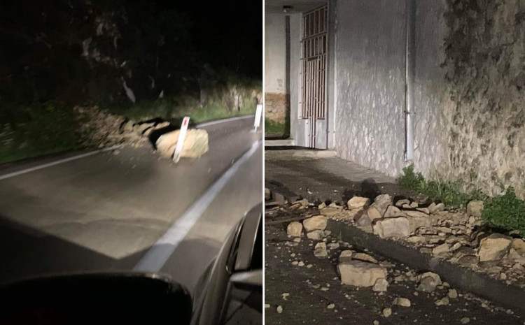 Stolac bez struje, odroni na putu Stolac bez struje, odroni na putu