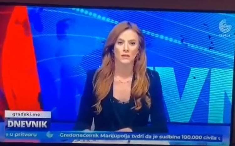 "Opa, uuuu": Zemljotres u toku crnogorskog dnevnika, novinarka se uživo zatresla