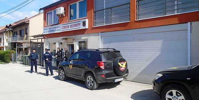 Pečaćenje nelegalno izgrađene građevine vlasništvo Rame Isaka spriječili zaštitari agencije “Condor” Pečaćenje nelegalno izgrađene građevine vlasništvo Rame Isaka spriječili zaštitari agencije “Condor”