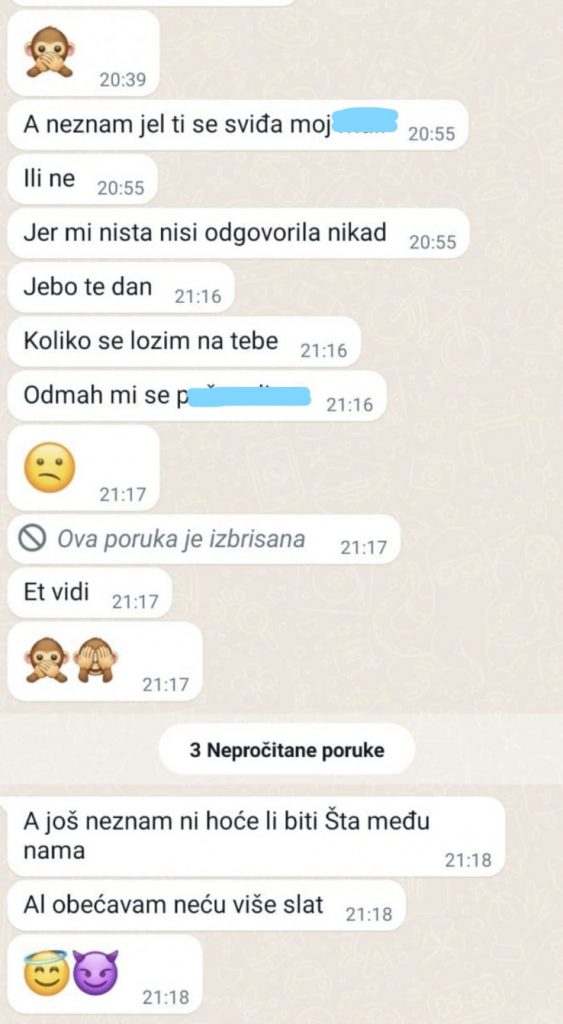 Šokantno: Evo kakve je poruke vodnik zatvora Eldin Brajlović slao djevojci zatvorenika Bajre Burekovića, "sviđa li ti se ..." Šokantno: Evo kakve je poruke vodnik zatvora Eldin Brajlović slao djevojci zatvorenika Bajre Burekovića, "sviđa li ti se ..."