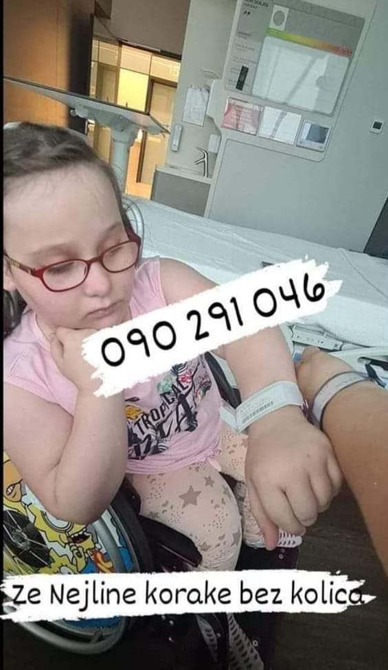 Malenoj Nejli ostalo je četiri dana do operacije, a nedostaje samo 1.000 KM za putni trošak! Malenoj Nejli ostalo je četiri dana do operacije, a nedostaje samo 1.000 KM za putni trošak!
