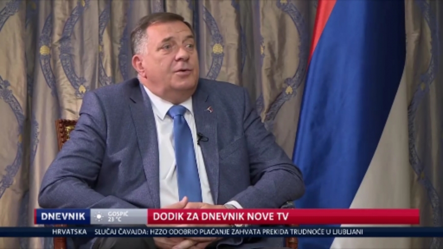 MILORAD DODIK NOVINARU NOVE TV: "Je li ti to mene za**baješ?!" (VIDEO) MILORAD DODIK NOVINARU NOVE TV: "Je li ti to mene za**baješ?!" (VIDEO)