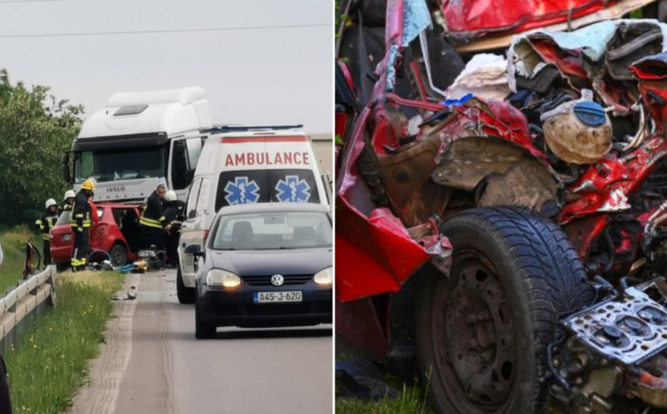 Stravična nesreća kod Bijeljine: Poginuli otac i kćerka