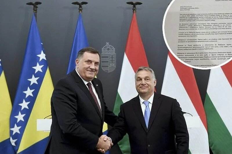 Dodik poslao Orbanu pismo puno fašističkih ideja: Nećemo se biološki obnoviti uvozom nehrišćanske vjere Dodik poslao Orbanu pismo puno fašističkih ideja: Nećemo se biološki obnoviti uvozom nehrišćanske vjere