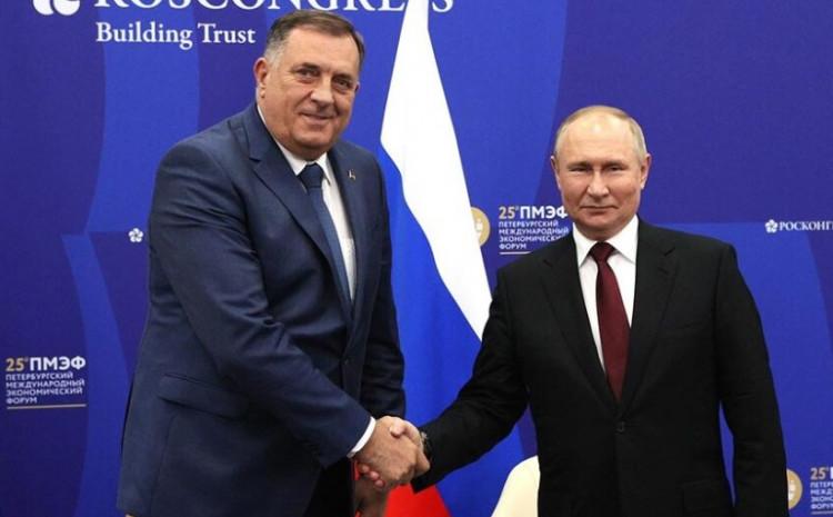 Dodik je lagao: Putin potvrdio da je BiH uvela sankcije Rusiji Dodik je lagao: Putin potvrdio da je BiH uvela sankcije Rusiji