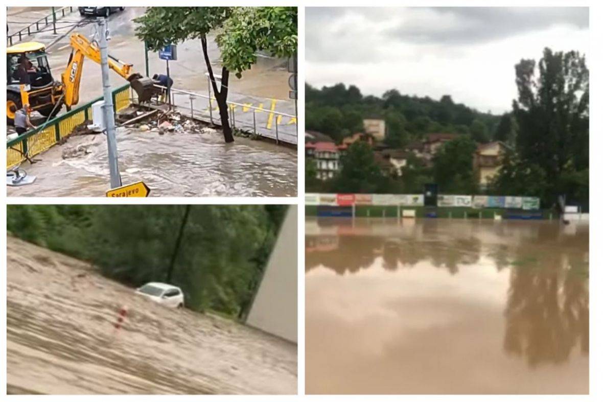 ŠOKANTNI SNIMAK POPLAVE U TEŠNJU KOJI DO SADA NISTE VIDJELI