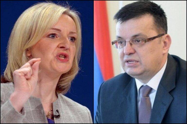 BRITANSKA MINISTRICA UPUTILA PISMO ZORANU TEGELTIJI: “VAŠA BUDUĆNOST JE U NATO-U, UVEDITE SANKCIJE RUSIJI!” BRITANSKA MINISTRICA UPUTILA PISMO ZORANU TEGELTIJI: “VAŠA BUDUĆNOST JE U NATO-U, UVEDITE SANKCIJE RUSIJI!”