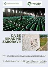 OBILJEŽIMO U TEŠNJU 11.07. - DAN SJEĆANA NA ŽRTVE GENOCIDA U SREBRENICI OBILJEŽIMO U TEŠNJU 11.07. - DAN SJEĆANA NA ŽRTVE GENOCIDA U SREBRENICI