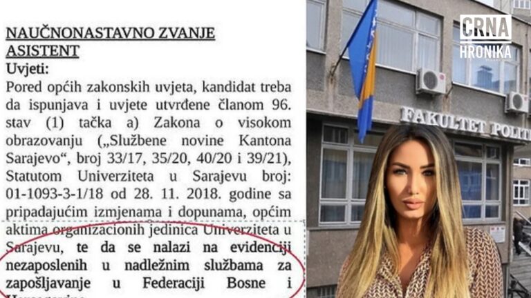 KAKO JE BIVŠOJ SARAJEVSKOJ STUDENTICI IZ RS-A ZA SVE KRIVA BIH, A SAMO NIJE DOBRO PROČITALA KONKURS