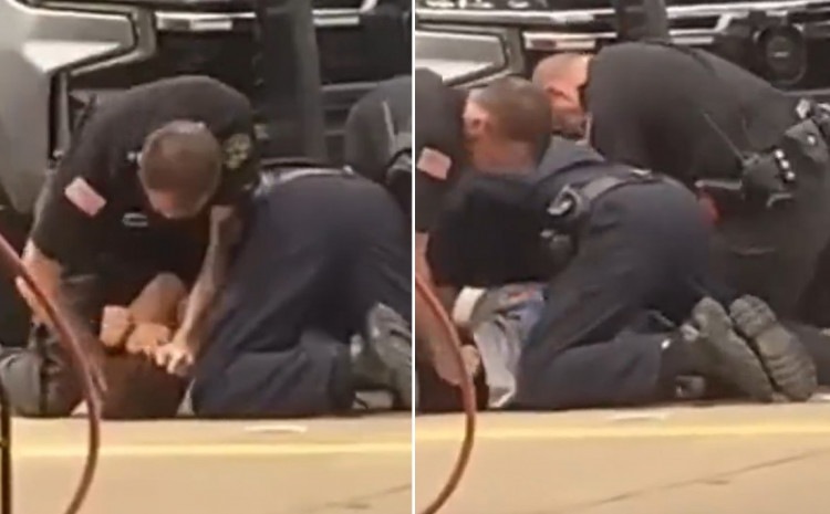 Uznemirujući video: Tri policajca brutalno tukla mladića, udarali ga šakama i koljenima Uznemirujući video: Tri policajca brutalno tukla mladića, udarali ga šakama i koljenima