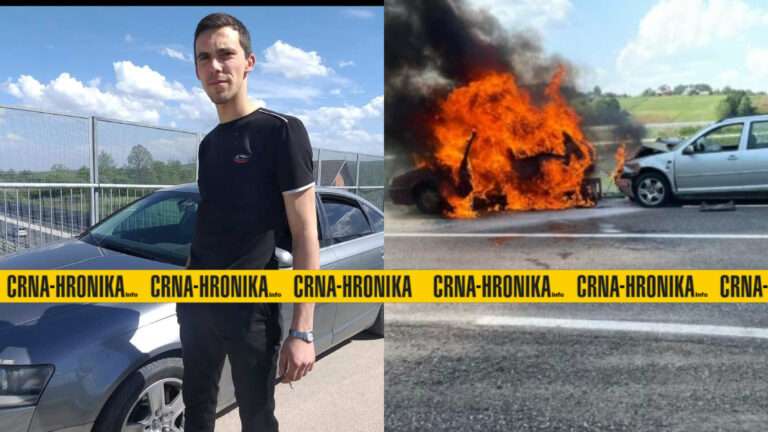 OVO JE VOZAČ “GOLF 4” MLADEN RISTIĆ (23) KOJI JE UČESTVOVAO U NESREĆI U KOJOJ SU IZGORJELE 2 OSOBE OVO JE VOZAČ “GOLF 4” MLADEN RISTIĆ (23) KOJI JE UČESTVOVAO U NESREĆI U KOJOJ SU IZGORJELE 2 OSOBE