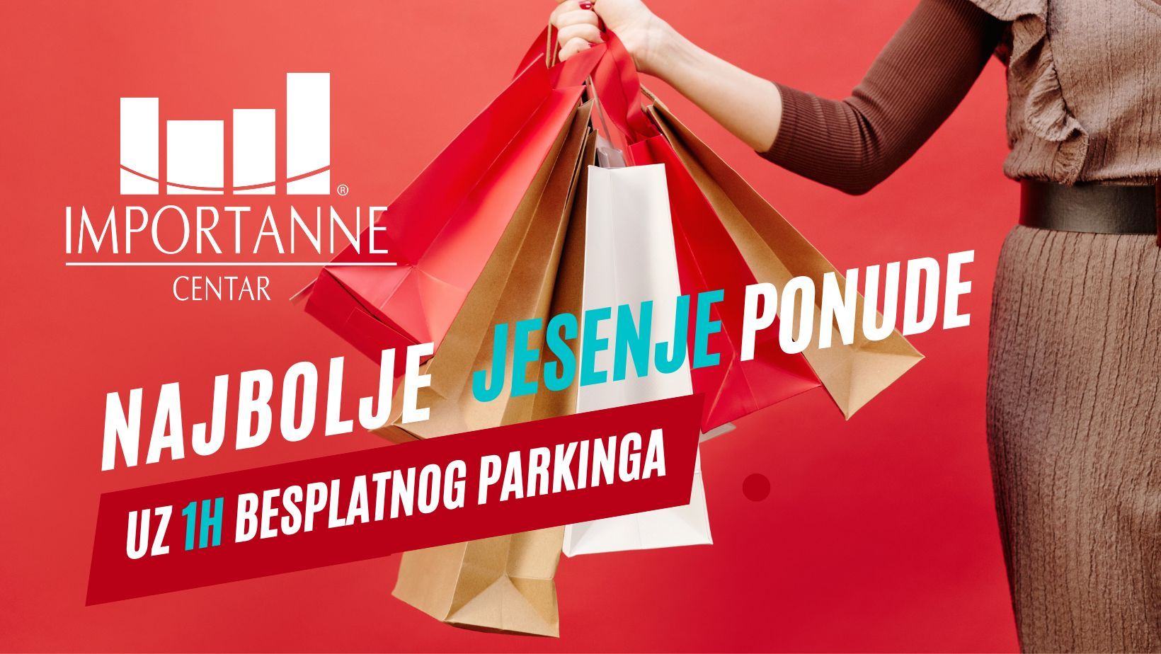 Jesenje ponude, rođendani i popusti u Importanne centru uz 1 sat besplatnog parkinga