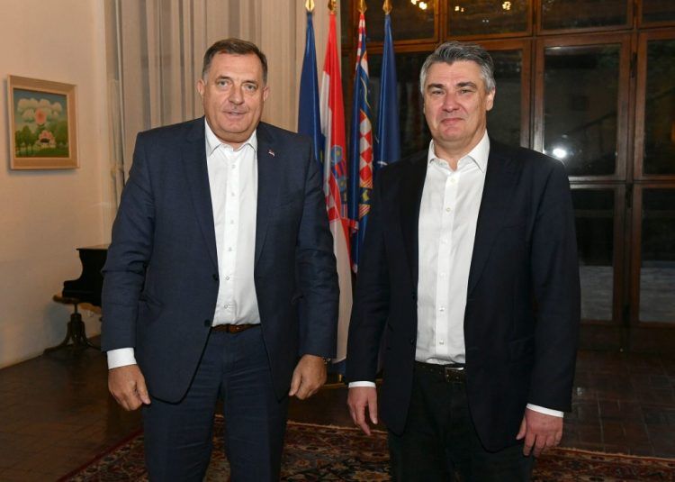 Zoran Milanović sinoć boravio tri sata na privatnom imanju Milorada Dodika