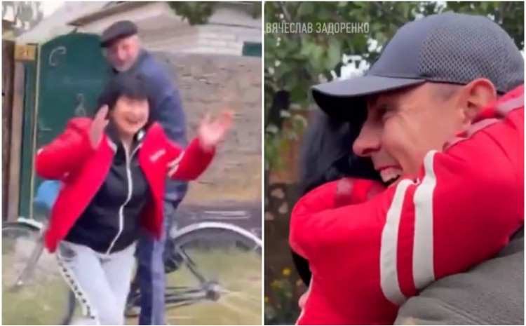 Emotivan video iz oslobođenog sela, kada je majka ugledala sina, ukrajinskog vojnika: "Znala sam da ćeš doći" Emotivan video iz oslobođenog sela, kada je majka ugledala sina, ukrajinskog vojnika: "Znala sam da ćeš doći"