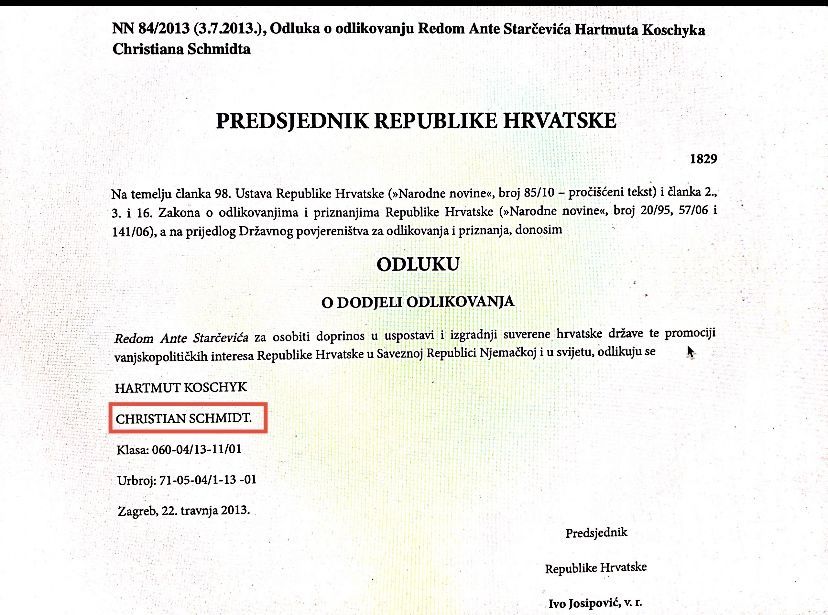 Plenković priznao: “Sa visokim predstavnikom Christianom Schmidtom smo diskretno dogovarali izmjene Izbornog zakona”