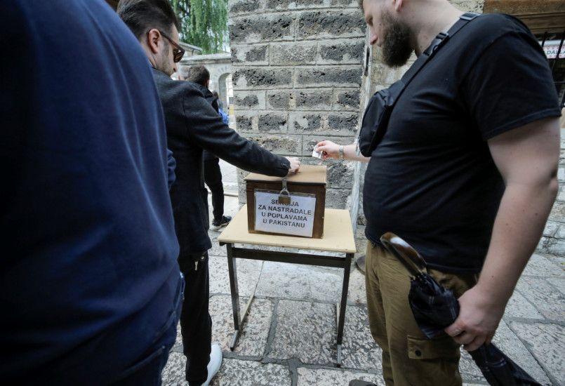 U džamijama u BiH i dijaspori prikupljana pomoć za narod Pakistana U džamijama u BiH i dijaspori prikupljana pomoć za narod Pakistana