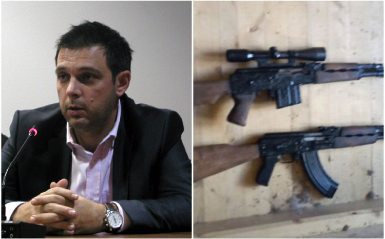 Ovo je oružje kojim je navodno planirano ubistvo državnog tužioca Čampare i načelnika policije Ovo je oružje kojim je navodno planirano ubistvo državnog tužioca Čampare i načelnika policije