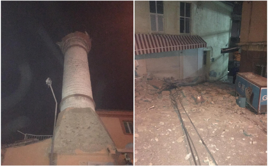 Snažan zemljotres pogodio Tursku: Srušen minaret na jednoj džamiji, ima i povrijeđenih