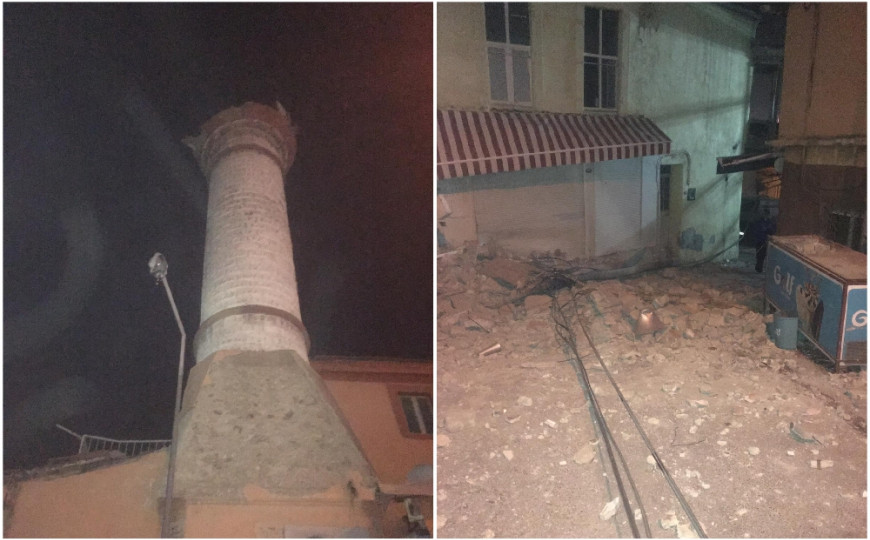 Snažan zemljotres pogodio Tursku: Srušen minaret na jednoj džamiji, ima i povrijeđenih Snažan zemljotres pogodio Tursku: Srušen minaret na jednoj džamiji, ima i povrijeđenih