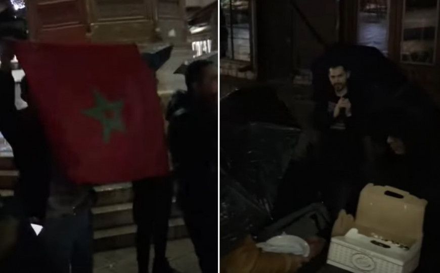 Video / Marokanci na Baščaršiji slavili prolaz dalje na Svjetskom prvenstvu Video / Marokanci na Baščaršiji slavili prolaz dalje na Svjetskom prvenstvu