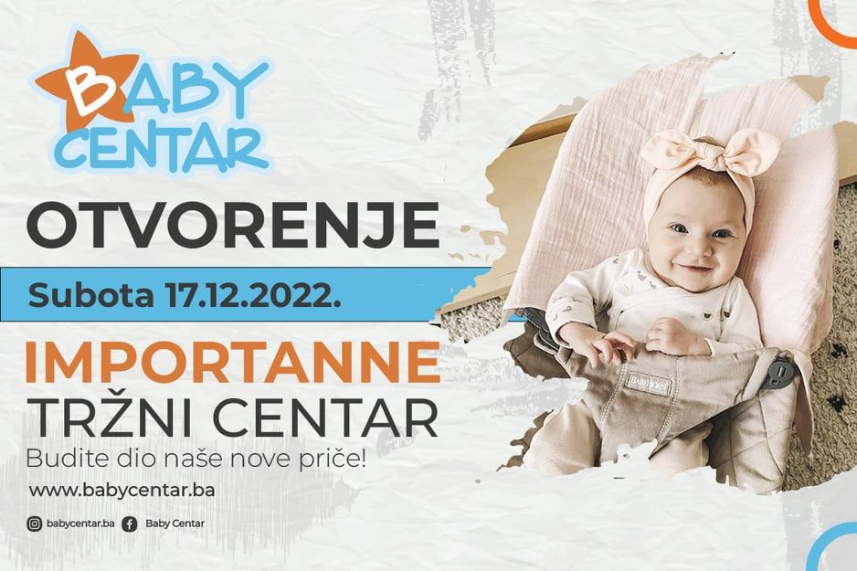 <strong>Veliko otvorenje najvećeg Baby Centra u Sarajevu u Importanne centru</strong> <strong>Veliko otvorenje najvećeg Baby Centra u Sarajevu u Importanne centru</strong>