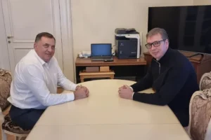 Dodik kod Vučića u Beogradu: Pojeli podvarak pa pričali o Kosovu