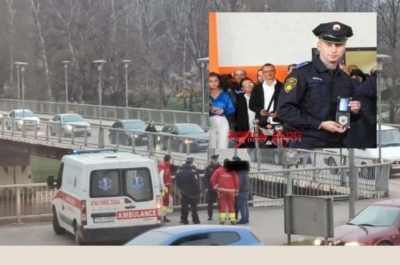 Mladi zenički policajac spriječio pokušaj skoka sa mosta i samoubistvo u centru Zenice