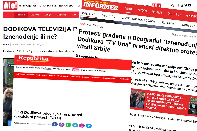 Vučićevi tabloidi opleli i po Dodiku zbog velikih protesta u Beogradu