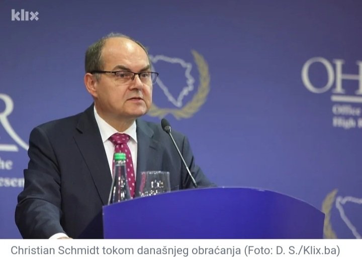 Schmidt poništio odluke NSRS-a i nametnuo izmjene Krivičnog zakona za kršenje ustavnog poretka države