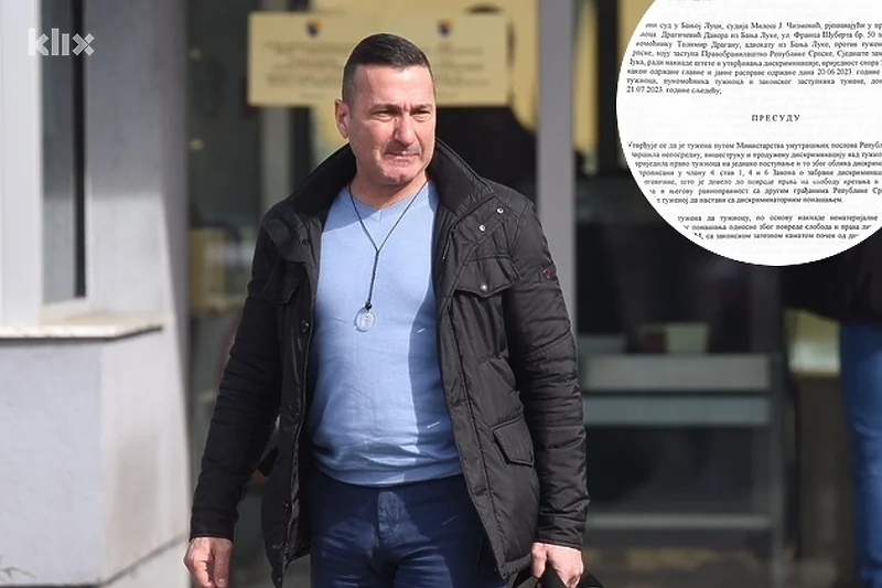 Davor Dragičević dobio presudu protiv Republike Srpske zbog diskriminacije