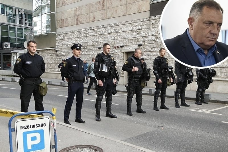MUP KS iznio razloge zbog kojih je zabranjen skup podrške Dodiku ispred Tužilaštva BiH