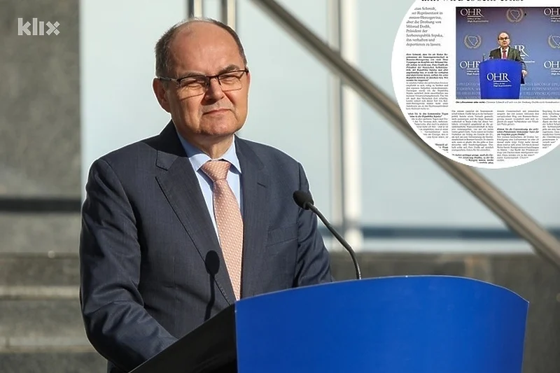 Schmidt odgovorio na Dodikove prijetnje: U narednim danima dolazim u RS, ne mogu me uhapsiti