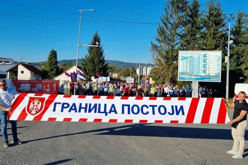 Dodikove pristaše danas organizuju skup "Granica postoji" u Novom Goraždu