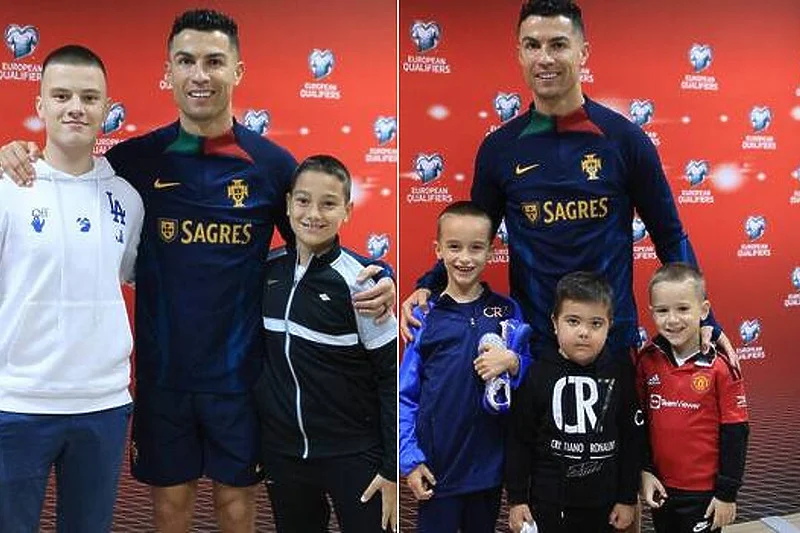 Gorica Dodik dovela djecu da se slikaju s Ronaldom: Ne bi ni došao da vam Srbin nije na čelu saveza