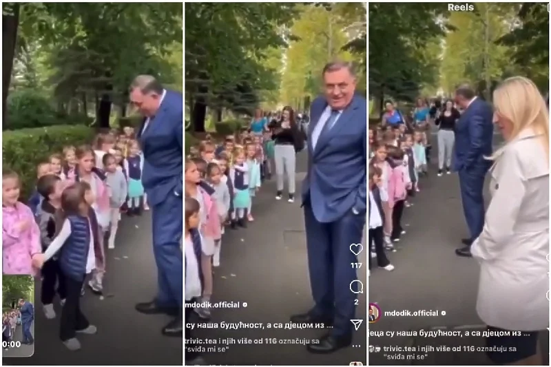 Djeca Dodiku uzvikivala "Lopov, lopov", Cvijanović pokušala skrenuti pažnju